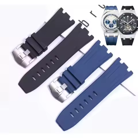 Watchband For Audemars and Piguet Royal Oak Strap Original AP 15710 26470 Silicone Rubber Sport Watc