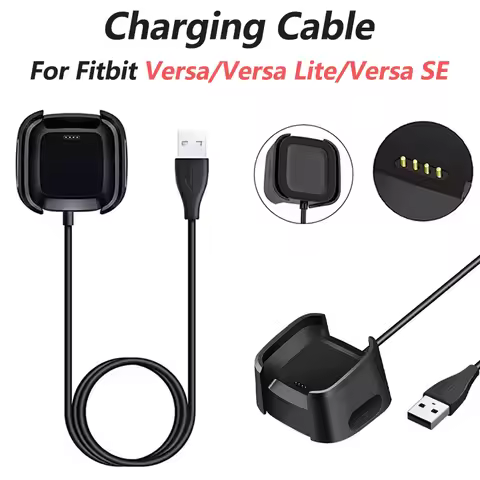 Charger for Fitbit Versa 1 (Not for Versa 2),Replacement Charging Dock Cable with USB Cord for Fitbi