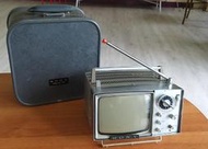 SONY  5-303W TV 小型古董電視機/1962年日本製/黑白電視