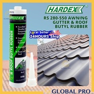 HARDEX RS 280-550 AWNING GUTTER & ROOF BUTYL RUBBER Pelekat Bumbung ZInk Gam Bumbung Waterproof Seal