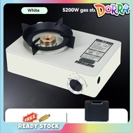 5200W/6500W 2IN1 OUTDOOR GAS STOVE PORTABLE WINDPROOF CAMPING STOVE HOUSEHOLD GAS FURNACE STEAMBOAT