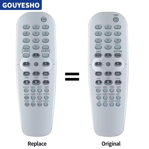 Remote Control For Philips DVD724 314101790220 RC2K16 DVD615 DVDQ35 DVD724CA DVP3005K/69 DVP3005 DVD