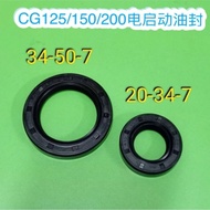 Motorcycle Tricycle CG125/150/200 Electric Start Couple Axis Crankshaft Oil Seal 34-50-7 20-34-7