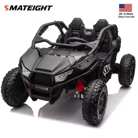 24V 2-Seater Kids Ride On UTV with Remote Control 400W Motor 4-Wheel Suspension Bluetooth MP3 USB LE