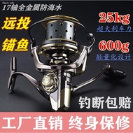 ✴Japan imported ultra-light all-metal anchor fishing reel fishing reel 18-axis long-distance caster 8000 10000 12000 fis