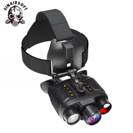 SINAIRSOFT Outdoor 4K Ultra HD Head mounted Binocular Night Vision Device NV8360 3D Infrared Telesco
