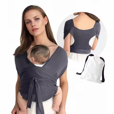 Adjustable Lightweight Baby Carrier Sling Wrap 0-24 Month Infant Front Facing Kangaroo Hipseat Newbo