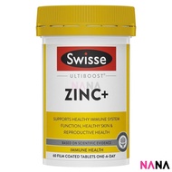 Swisse Ultiboost Zinc+ 60 Tablets (EXP:02 2027)