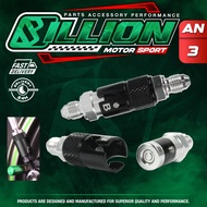 Billion Brake Valve Release AN3 (BLACK-SILVER)