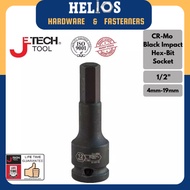 JETECH Impact Hex Bit Socket Hex Key Socket Hex Drive Bit Impact Hex Key Screwdriver Bits Socket Ada