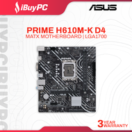 ASUS Prime H610M-K D4 mATX Motherboard | LGA1700