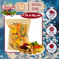 [TYPE 1, DRIED VEGETABLES] Dried mixed vegetables, freeze-dried Dalat specialty VIHAN FOOD