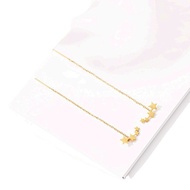 LSSC Star Earrings for Women Anting Telinga Emas Anti Karat Wanita Subang Titanium Asli Ori