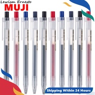 LE 1PC [ยี่ห้อMUJI] 100% Originalญี่ปุ่นปากกาหมึกเจล0.5มม.สีดำ/สีฟ้า/สีแดงเจลหมึกซิลิโคนปากกาหมึกเจลSชุดเติมเจลปากกาเจลSketch Drawingเครื่องเขีย