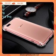 OPPO F5, F7, F9, F11 Pro, F22, F12, F17 Pro... 4-sided SHOCKPROOF plastic case - Transparent, thick 