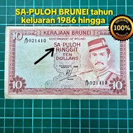 A816 SA-PULOH Brunei duit kertas lama duit syiling lama barang antik barang lama Rm10 Brunei