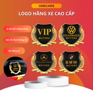 ONECARS Waterproof 3D Rice Logo for Car Brands Size 8,5 x 8 Cm All Brands