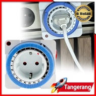 Stop Kontak Timer 24 Jam Timer Analog Listrik Manual