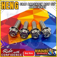 ▧ ✼ ▼ HENG GRAB BAR/SHOCK BOLT SET NMAX/AEROX (4PCS)