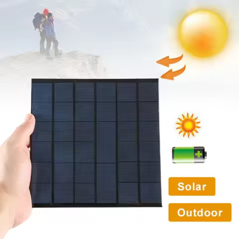 6V 9V 18V Solar Panel Wired Mini Solar System DIY For Battery Cell Phone Charger 2W 3W 4.5W 6W 10W S