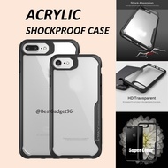 HUAWEI P20 Y5P Y6P ACRYLIC Transparent Clear Shockproof Case Hard Cover Casing