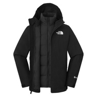 [The North Face] Men's Asian Version Warm Windproof Two-Piece Hooded Goose Down Jacket Windbreaker 8