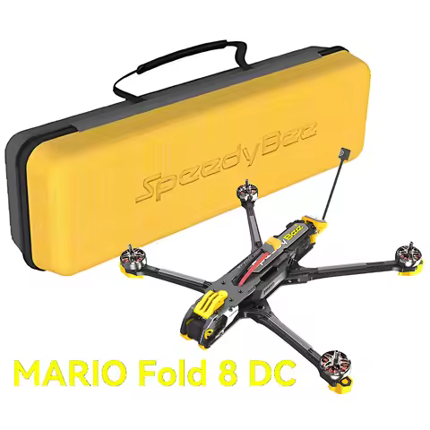 Speedybee Mario Fold8 Fold 8 8inch Foldable DC Wide-angle FPV Drone F405 V4 60A Stack 2807 1050KV Mo