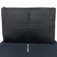 SAINT LAURENT YSL 鱷魚皮壓紋 手包