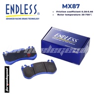 (BRAKE PAD FOR CALIPER AP RACING CP9660) ENDLESS BRAKE PAD MX72 TYPE 700°C FRONT (RCP173MX72)