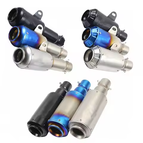 51MM Motorcycle Exhaust Muffler GP Racing Escape With Db Killer For Dukati 696 848 tmax 500 530 crf 