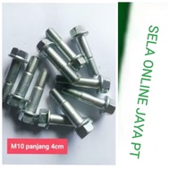 Flange bolt m10Bolt 4cm long