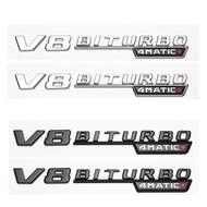 Suitable for Mercedes Benz Body V8BITURBO4MATIC Side Label 6.3 AMG Modified Four-Wheel Drive Label