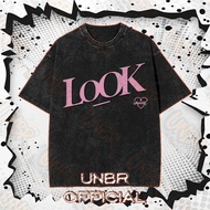 UNBRNew American-style Printed Washed Pure Cotton T-shirt for Apink Concert