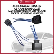 AUDI A3 A4 A5 S3 S4 S5 A6 A7 A8 (2005-2016) MANIFOLD PRESSURE MAP SENSOR SOCKET 1J0973704 1J0 973 70
