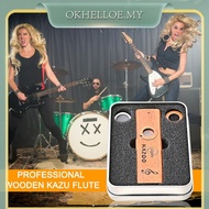 Mini Wooden Kazoo Lightweight Wood Kazoo Flute Easy to Play for Adult Kids