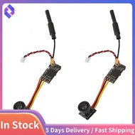 2PCS LST-S4 FPV Camera 5.8G 25MW AIO Transmitter with OSD 40CH 800TVL Micro RC Camera for Racing Dro