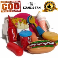 KS67 CHILDREN'S TOY COOKING BURGERS CHILDREN'S TOY FOOD COURT BURGERS