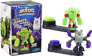 Akedo Legends of Powerstorm Battle Giants Bundle 2 Battling Action Figures Tremor Fist Tailwhip Versus Bucktooth with Double Strike Armor, Button Bash Controllers in The one Pack, Multicolor (15165)