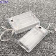 SEVEN Battery Box 3V 4.5V High Quality for AA Battery Storage Box ABS 2X 3X Battery Holder