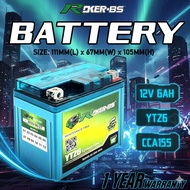 YTZ6-BS TURBO VOLT ROKER - BS BATTERY 12V/6AH RS150 / RSX150 / ADV150 / ADV160 / PCX150 / VARIO BATT