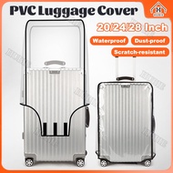 Transparent Luggage Cover PVC Trolley Luggage Cover Waterproof & Dustproof Suitcase Cover 20-30 inch