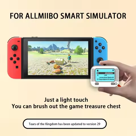 For Amiibo Pixl Emulator Simulator NFC Replacement Emulator Bluetooth-Compatible Game Emulator for S