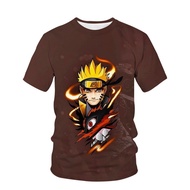 Summer Naruto 3D Printed Large T-shirt Akasaki Anime Surrounding Men and Women Wide Matsubara Sufeng