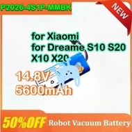 New 14.8V 5600mAh P2026-4S1P-MMBK Replacement Vacuum Mop Battery for Xiaomi for Dreame S10 S20 X10 X