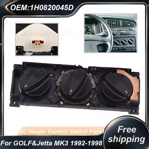 For VW Jetta & GOLF MK3 VENTO EUROVAN 1H0 820 045D 1H0820045D A/C & Heater Control Panel/Climate Con