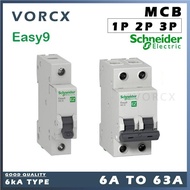 Schneider Easy9 MCB (1P 2P 230V) 6kA