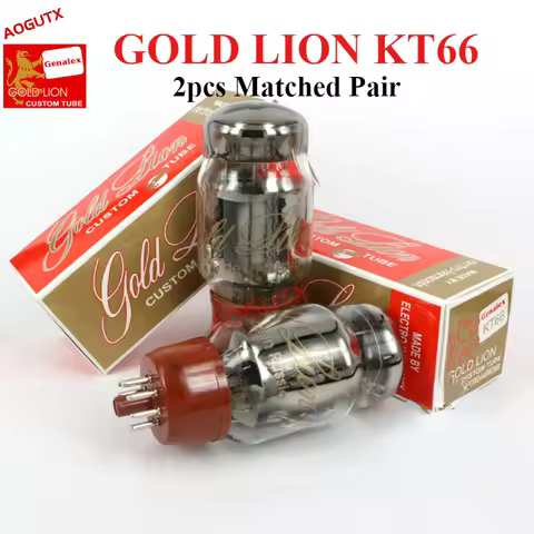 GOLD LION KT66 Vacuum Tube HIFI Audio Valve Replace EL34 5881 6L6 Electronic Tube Amplifier Kit DIY