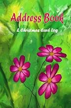 Address Book and Christmas Card Log: Address, Phone, Email, Birthdays and Christmas Card log