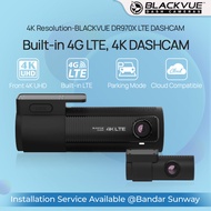 Blackvue DR970X-2CH 4G LTE 4K CLOUD  Dash cam Built- in WiFi and GPS Include 64GB card and Hardwire Kit