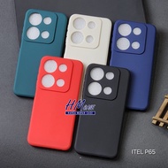 Softcase Itel P65 Itel P55 5G Square Edge soft Case Macaron Square edge Itel P65 Itel P55 5G/